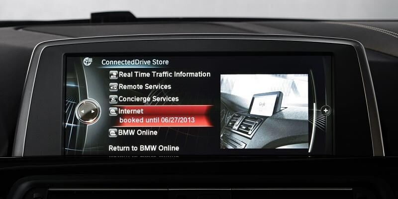 Die Buchung erfolgt im Connected Drive Store