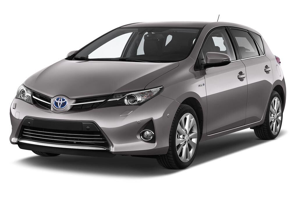 Toyota Auris Hybrid (Baujahr 2013) Executive 5 Türen seitlich vorne