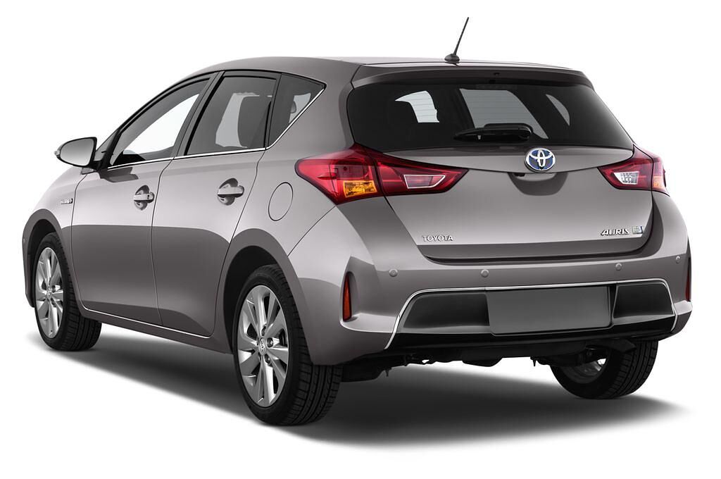 Toyota Auris Hybrid (Baujahr 2013) Executive 5 Türen seitlich hinten