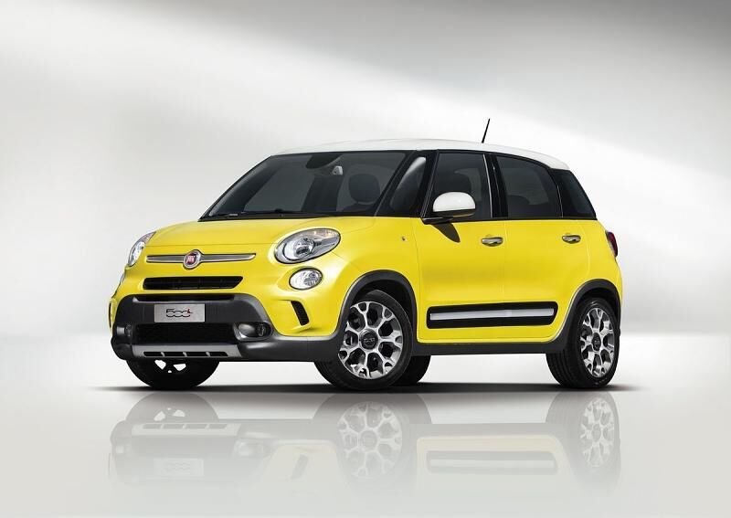 Der Fiat 500L Trekking zeigt die rustikale Kletterattitüde, ist aber nur mit Frontantrieb zu haben