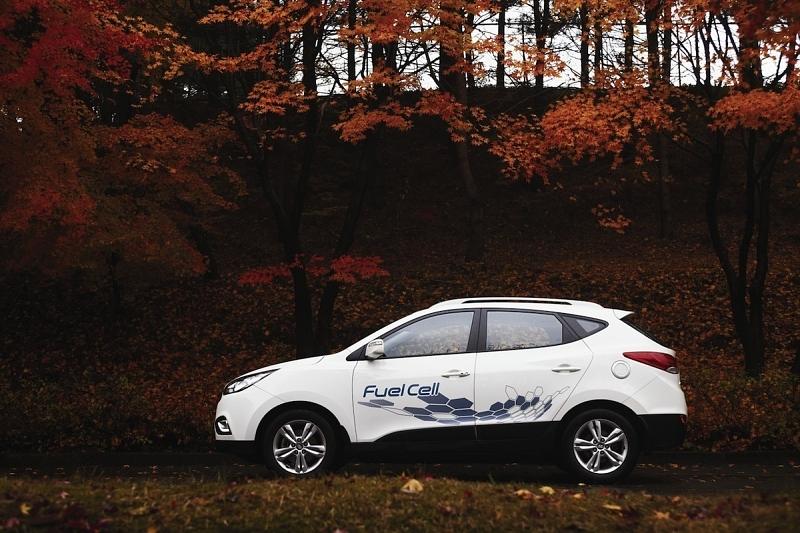 Der Hyundai ix35 Fuel Cell hat 136 PS