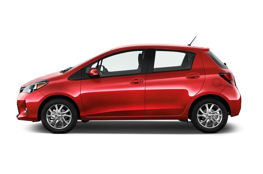 Toyota Yaris (Baujahr 2014) - 5 Türen Seitenansicht