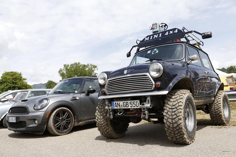 Der Big-Foot Mini zog beim International Mini Meeting Mugello 2013 die Aufmerksamkeit auf sich