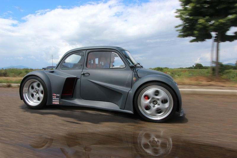 Der Oemmedi Fiat 500 fährt sich wie ein Gokart