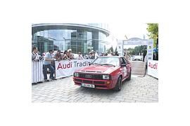 Jubilare von Audi Tradition bei Donau Classic