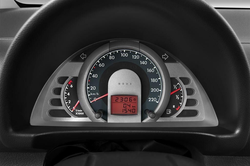 Volkswagen Fox (Baujahr 2010) Style 3 Türen Tacho und Fahrerinstrumente
