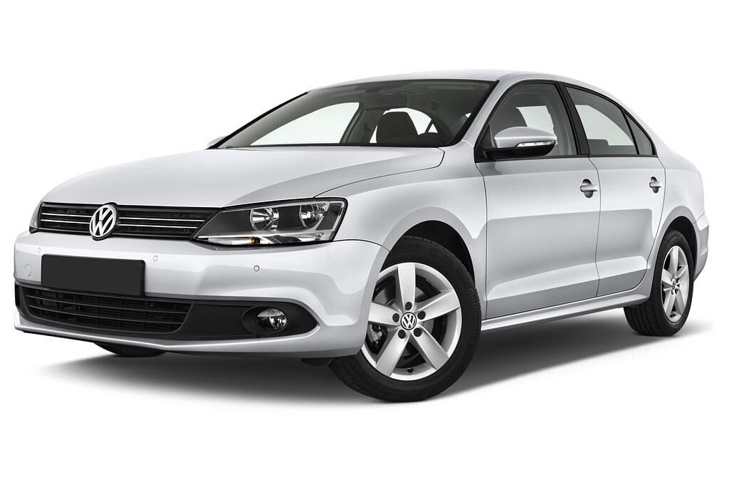 Volkswagen Jetta (Baujahr 2012) Comfortline Bluemotion Technology 4 Türen seitlich vorne mit Felge