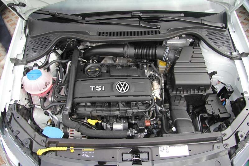 Der 1,6 Liter große Vierzylinder-Motor des VW Polo R WRC.