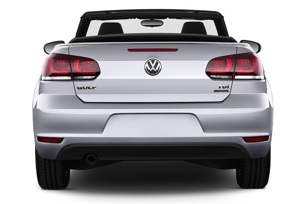 Volkswagen Golf Cabriolet (Baujahr 2012) - 2 Türen Heckansicht
