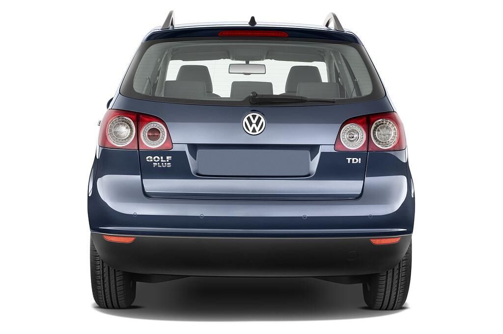 Volkswagen Golf Plus (Baujahr 2009) - 5 Türen Heckansicht