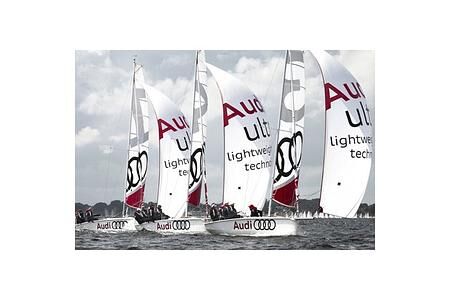 DTM-Pilot Timo Scheider gewinnt Premiere des Audi Sailing Cup