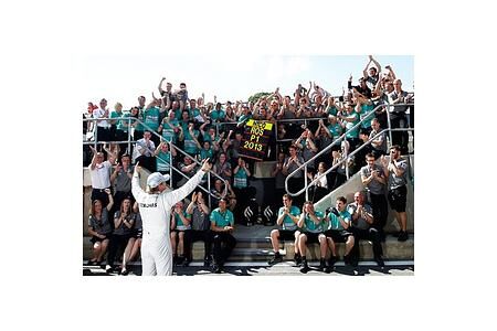 Nico Rosberg Sieger des Großen Preis von Grossbritannien