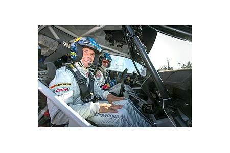 Rallye-Action mit Fußball-Nationalspieler Lukas Podolski