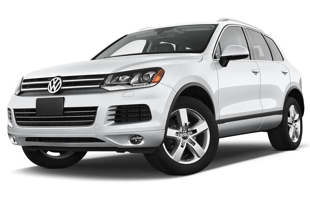 Volkswagen Touareg (Baujahr 2012) Exclusive 5 Türen seitlich vorne mit Felge