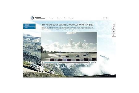 „Volkswagen Driving Experience“-Website geht online „Volkswagen Driving Experience“-Website geht online