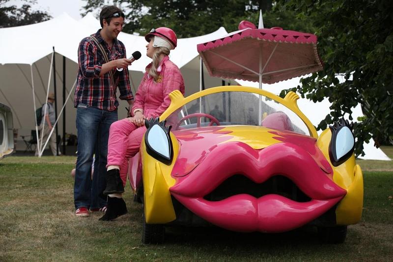 Goodwood Festival of Speed 2013: Auch dabei sind Comic-Autos wie das von Penelope Pitstop aus der Serie Wacky Racers
