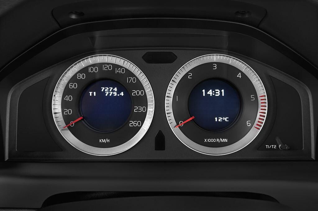 Volvo S80 (Baujahr 2012) Summum 4 Türen Tacho und Fahrerinstrumente