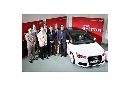 Audi übergibt fünf A1 e-tron an die N-ERGIE in Nürnberg
