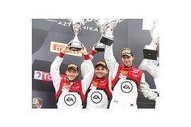 Audi R8 LMS ultra in Spa auf dem Podium