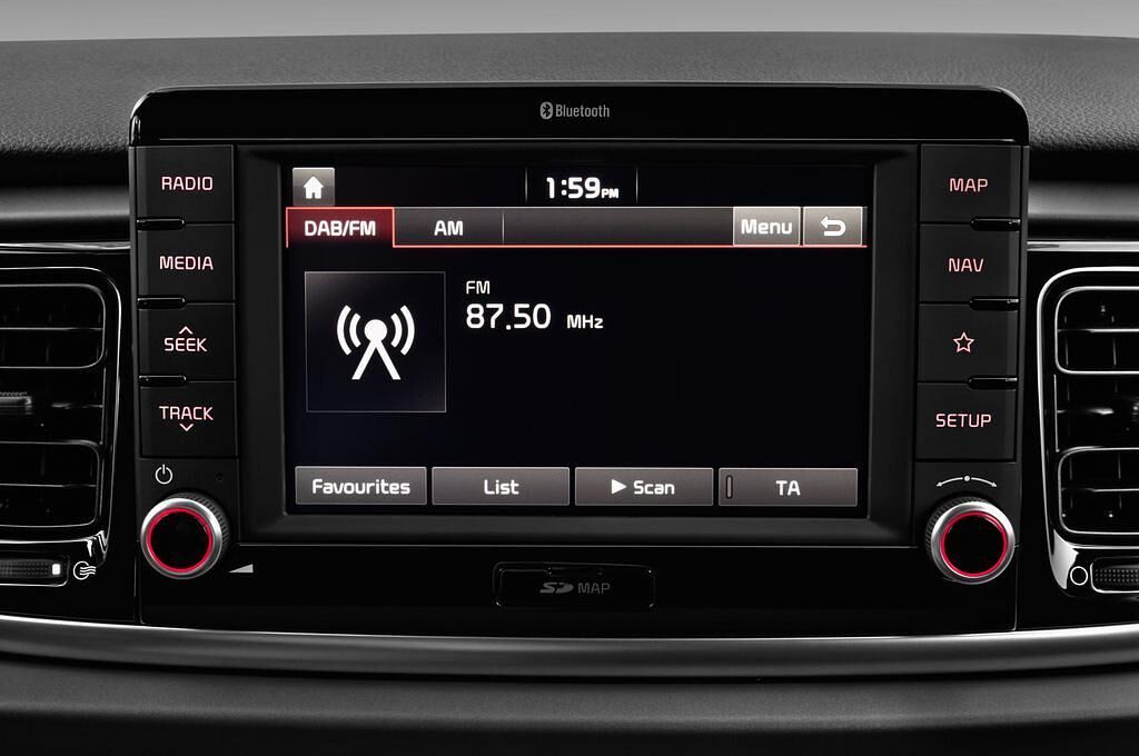 KIA Rio (Baujahr 2017) Spirit 5 Türen Radio und Infotainmentsystem