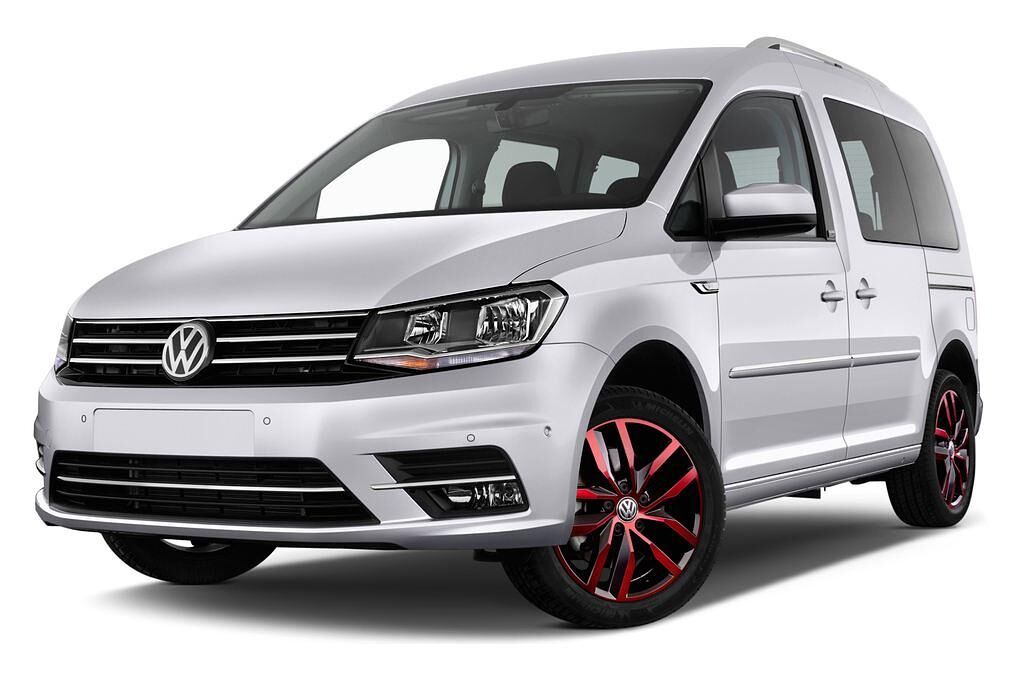 Volkswagen Caddy (Baujahr 2016) Generation Four BlueMotion Technology 4 Türen seitlich vorne mit Felge