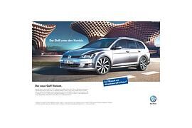 Der neue Golf Variant fordert zum Duell: Start der neuen Volkswagen Kampagne
