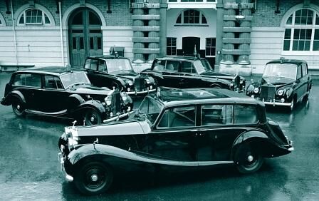 Der historische Rolls-Royce-Fuhrpark des britischen Königshauses