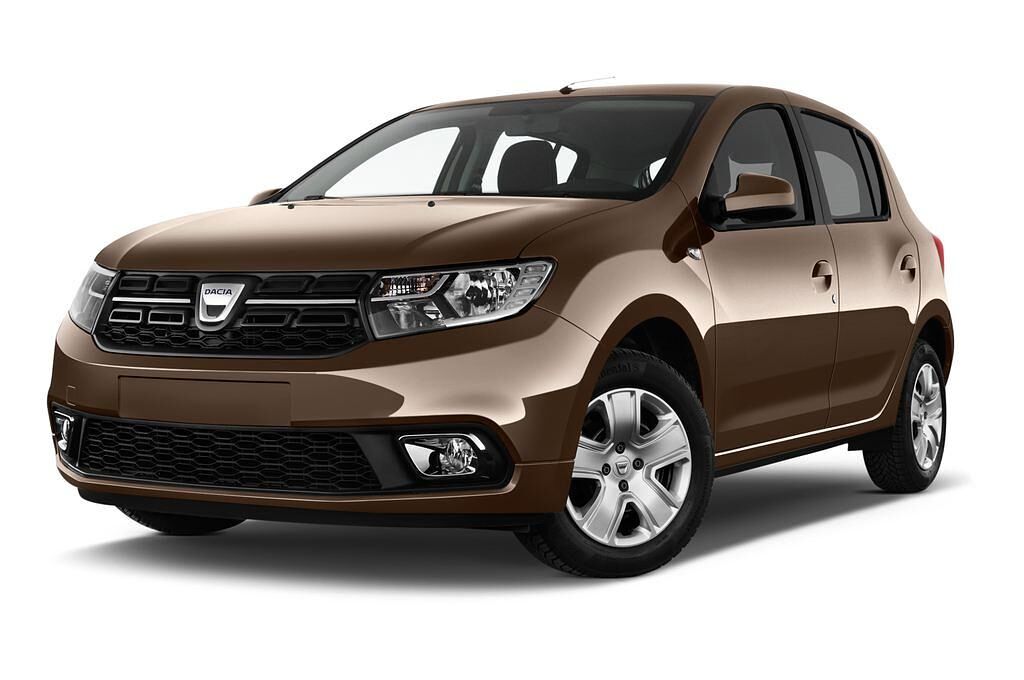 Dacia Sandero (Baujahr 2017) Laureate 5 Türen seitlich vorne mit Felge
