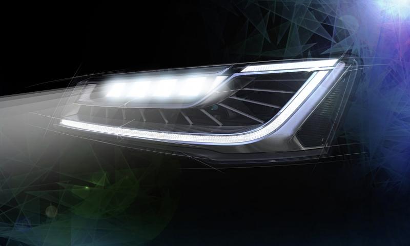Audi A8 mit Matrix-LED-Scheinwerfer 2013
