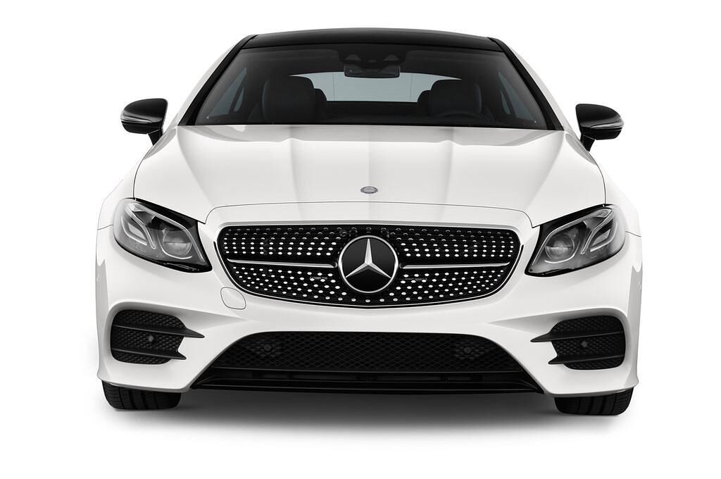 Mercedes E Class (Baujahr 2017) AMG Line 2 Türen Frontansicht