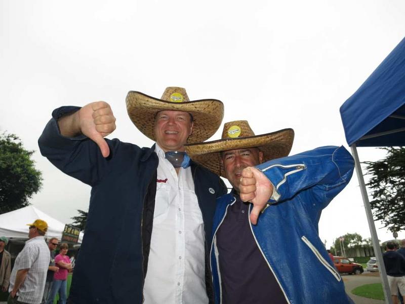 Alan Galbraith und Mitveranstalter John Lamm.