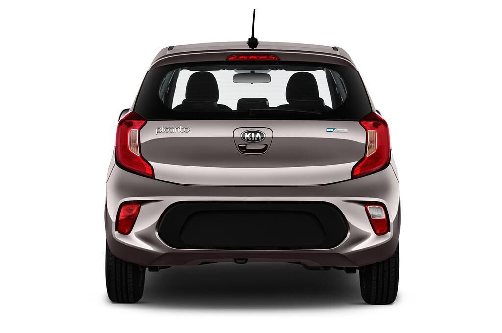 KIA Picanto (Baujahr 2017) Sprit 5 Türen Heckansicht
