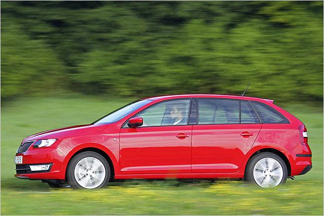 Wirkt größer als er ist: Der Skoda Rapid Spaceback ist ein 4,30 Meter langer Kompaktwagen