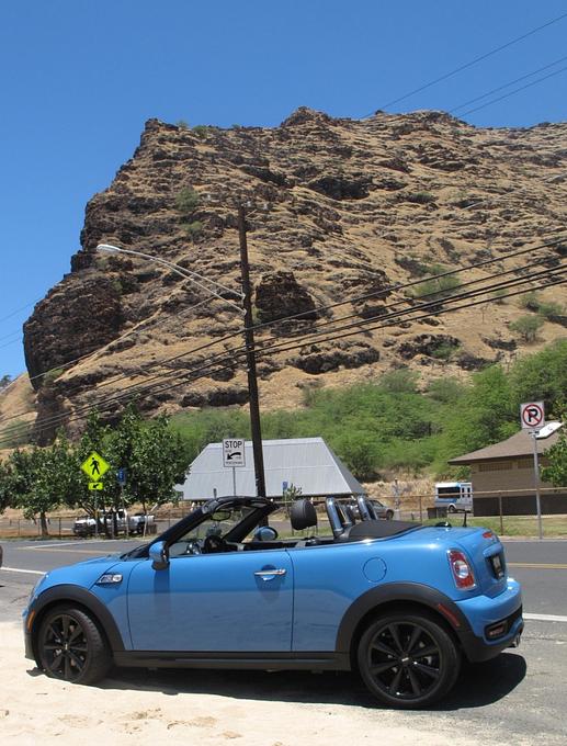 Mini Cooper S Roadster auf Hawaii