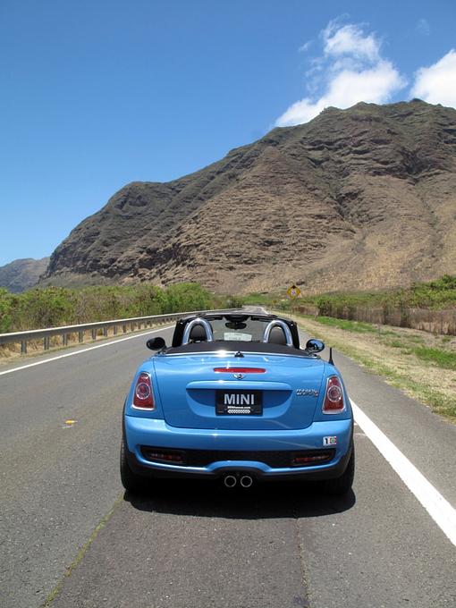 Mini Cooper S Roadster auf Hawaii