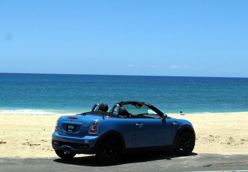 Mini Cooper S Roadster auf Hawaii