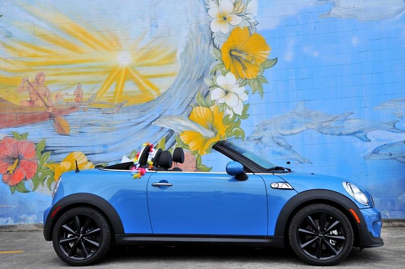 Mini Cooper S Roadster auf Hawaii