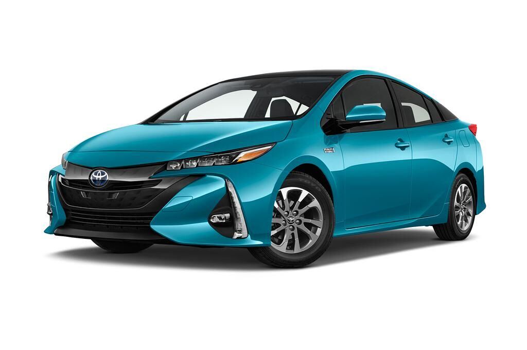 Toyota Prius Plug-in Hybride (Baujahr 2017) Solar 5 Türen seitlich vorne mit Felge