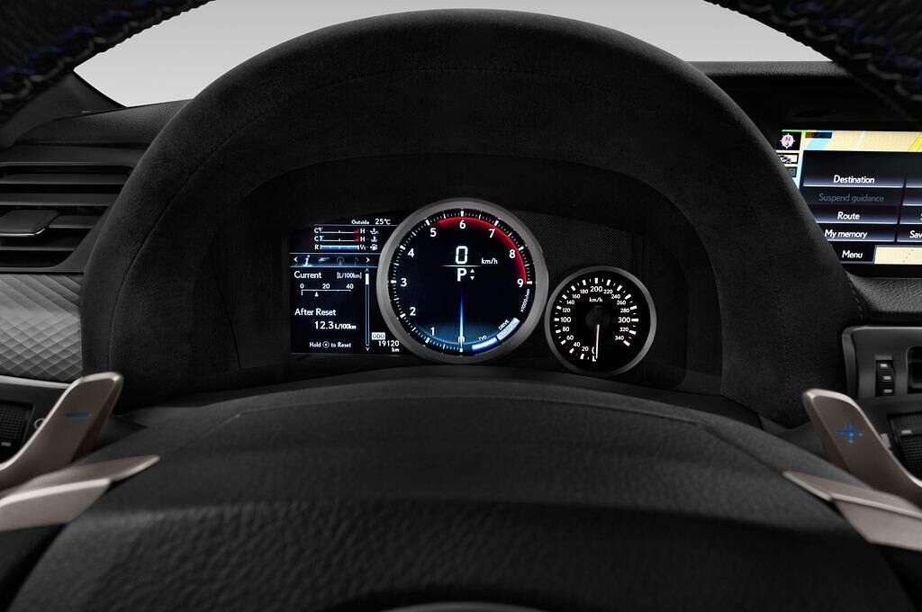 Lexus GS (Baujahr 2017) F 4 Türen Tacho und Fahrerinstrumente