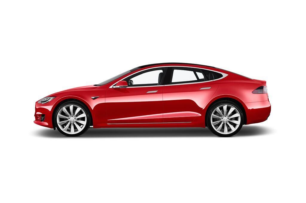 Tesla Model S (Baujahr 2017) 100D 5 Türen Seitenansicht