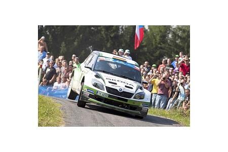 Skoda Pilot Sepp Wiegand überzeugt bei der Barum-Rallye