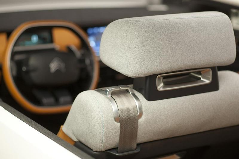 Citroën Cactus - der Bezug der Sitze ist aus Baumwolle