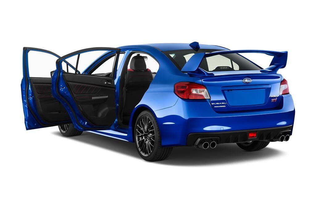 Subaru WRX STI (Baujahr 2017) Sport 4 Türen Tür geöffnet