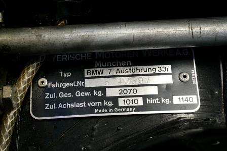 BMW 733i der Baureihe E23 von 1977
