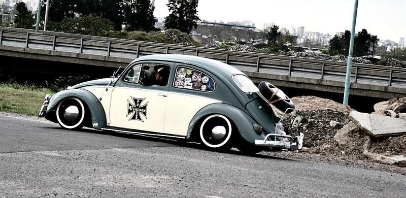 Der VW Käfer heißt in Argentinien: Escarabajo