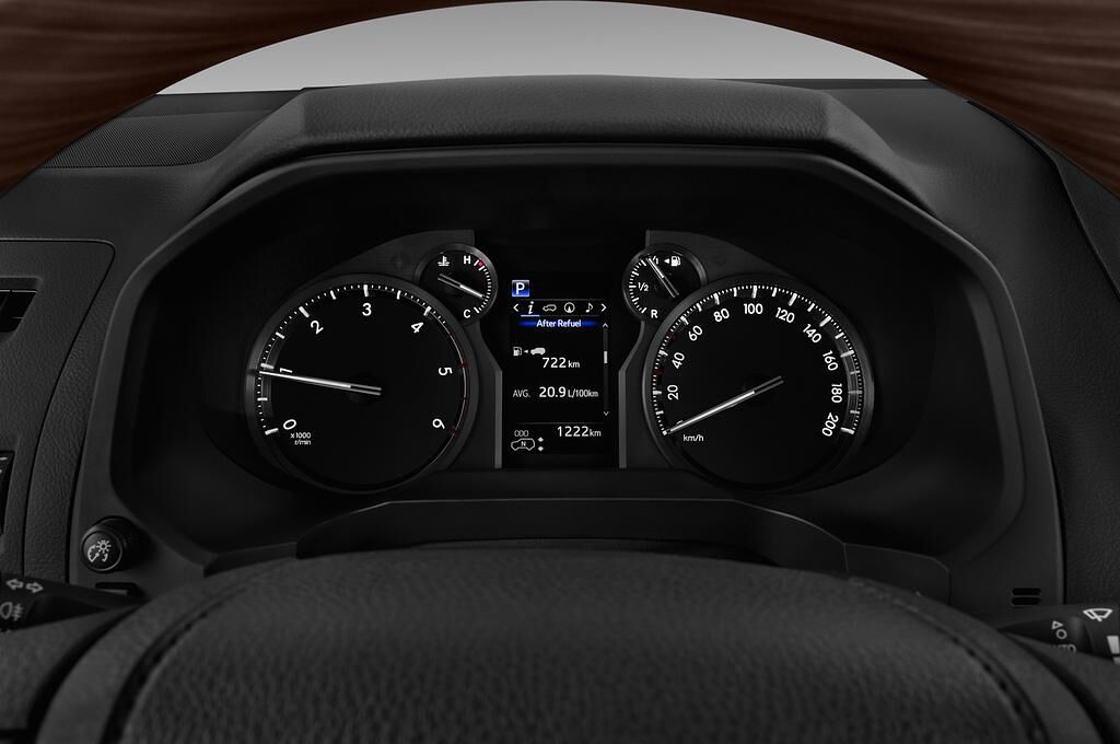 Toyota Landcruiser (Baujahr 2018) Executive 5 Türen Tacho und Fahrerinstrumente