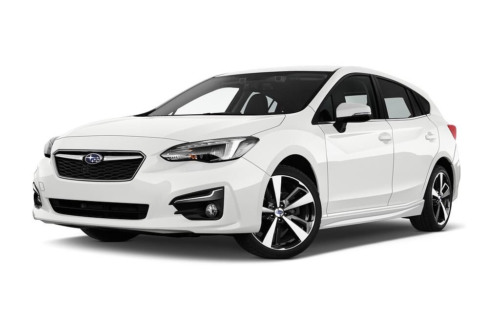 Subaru Impreza (Baujahr 2018) Sport 5 Türen seitlich vorne mit Felge