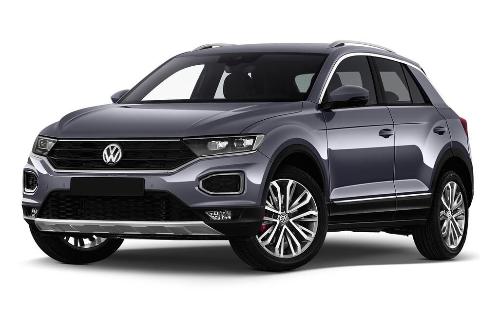 Volkswagen T-Roc (Baujahr 2018) Sport 5 Türen seitlich vorne mit Felge