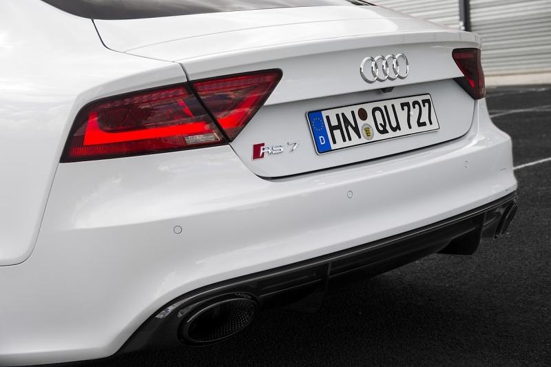 Das Heck des Audi RS 7 Sportback polarisiert
