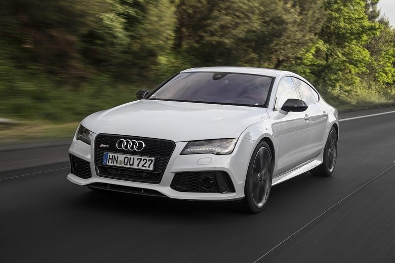 Der Audi RS 7 Sportback wiegt 15 Kilogramm weniger als der Audi RS 6 Avant